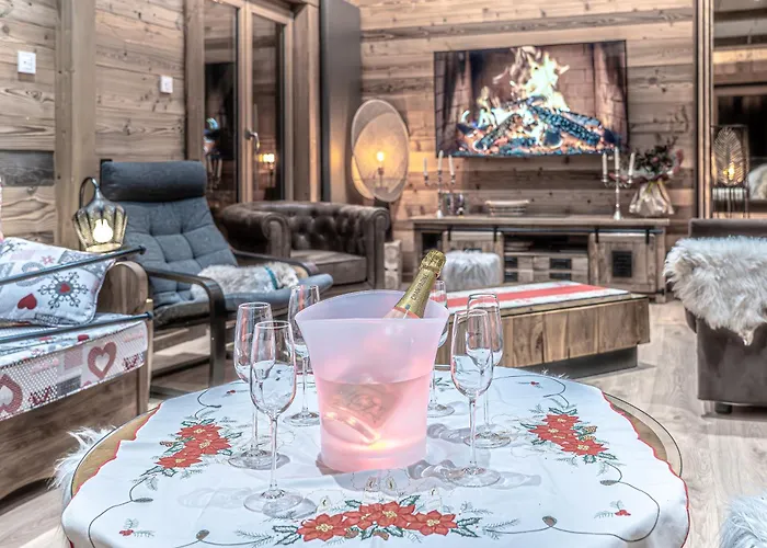 Panoramiques Des 3 Vallees Шале *