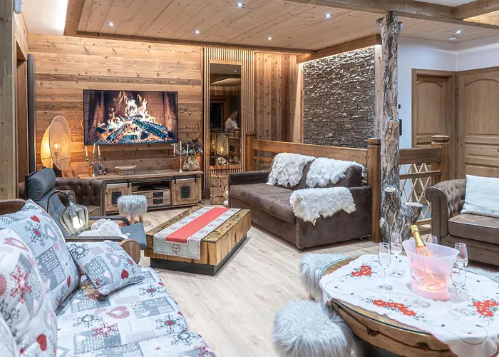 Panoramiques Des 3 Vallees Шале *