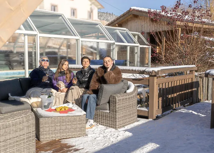 Panoramiques Des 3 Vallees Шале Cleurie